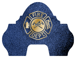 DARAY-L-418-SH-BL Fire Department Shimmer Blue